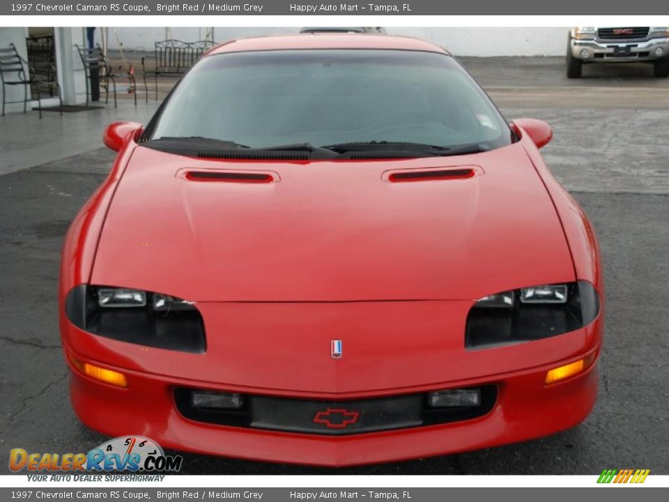 1997 Chevrolet Camaro RS Coupe Bright Red / Medium Grey Photo #9