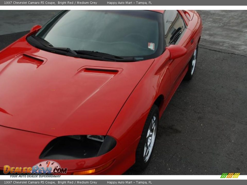 1997 Chevrolet Camaro RS Coupe Bright Red / Medium Grey Photo #10