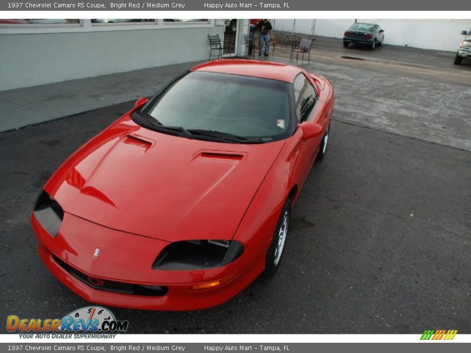 1997 Chevrolet Camaro RS Coupe Bright Red / Medium Grey Photo #11