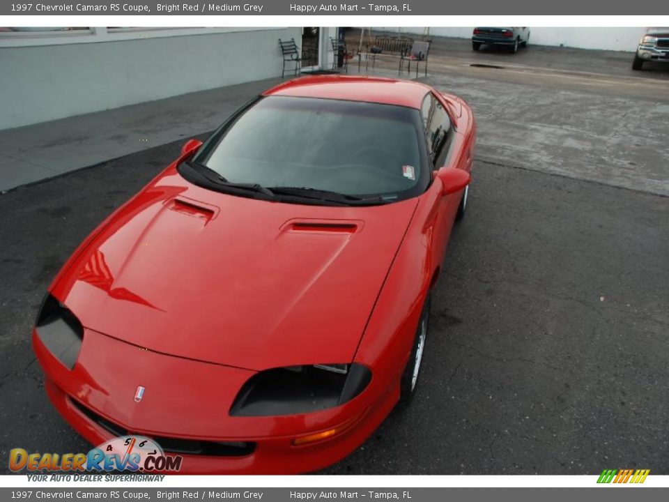 1997 Chevrolet Camaro RS Coupe Bright Red / Medium Grey Photo #12