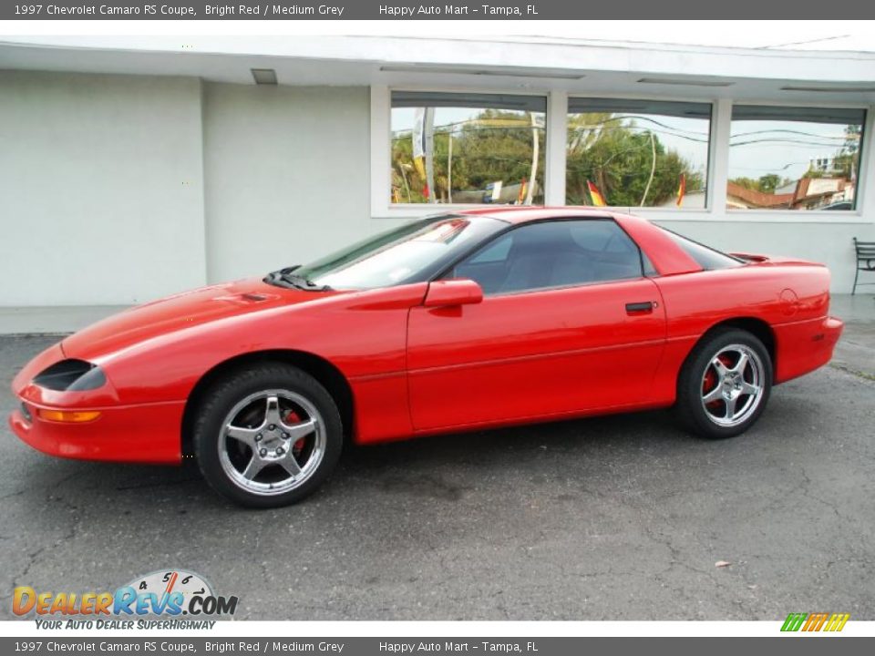 1997 Chevrolet Camaro RS Coupe Bright Red / Medium Grey Photo #13