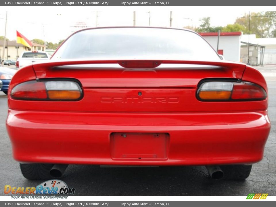 1997 Chevrolet Camaro RS Coupe Bright Red / Medium Grey Photo #16