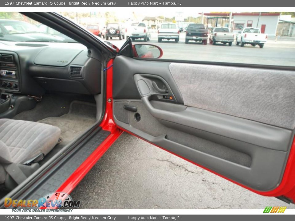 1997 Chevrolet Camaro RS Coupe Bright Red / Medium Grey Photo #22