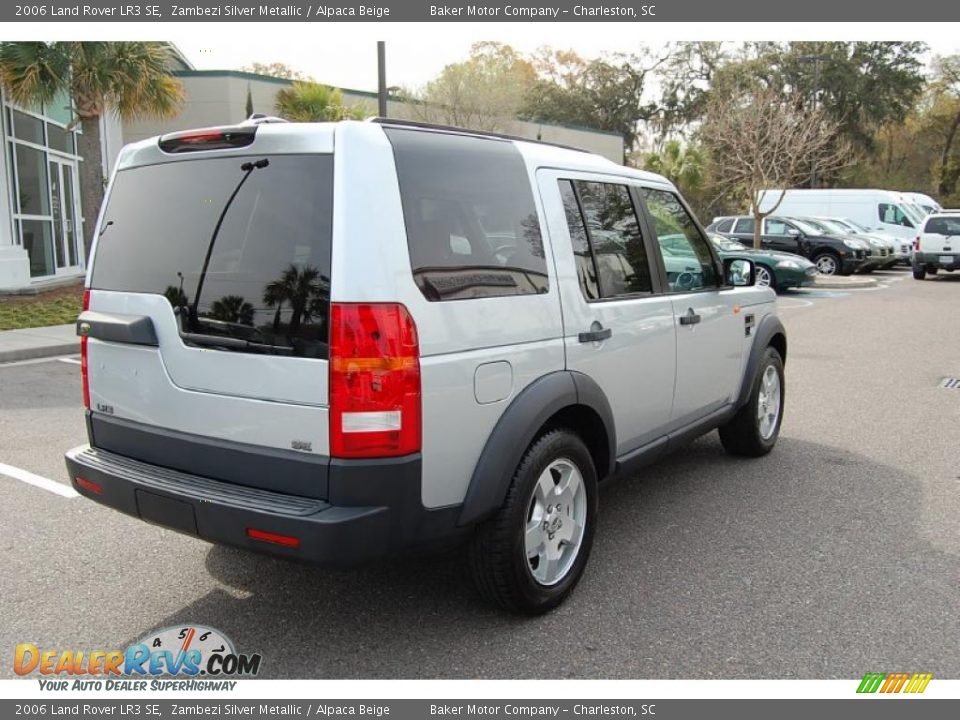 2006 Land Rover LR3 SE Zambezi Silver Metallic / Alpaca Beige Photo #16