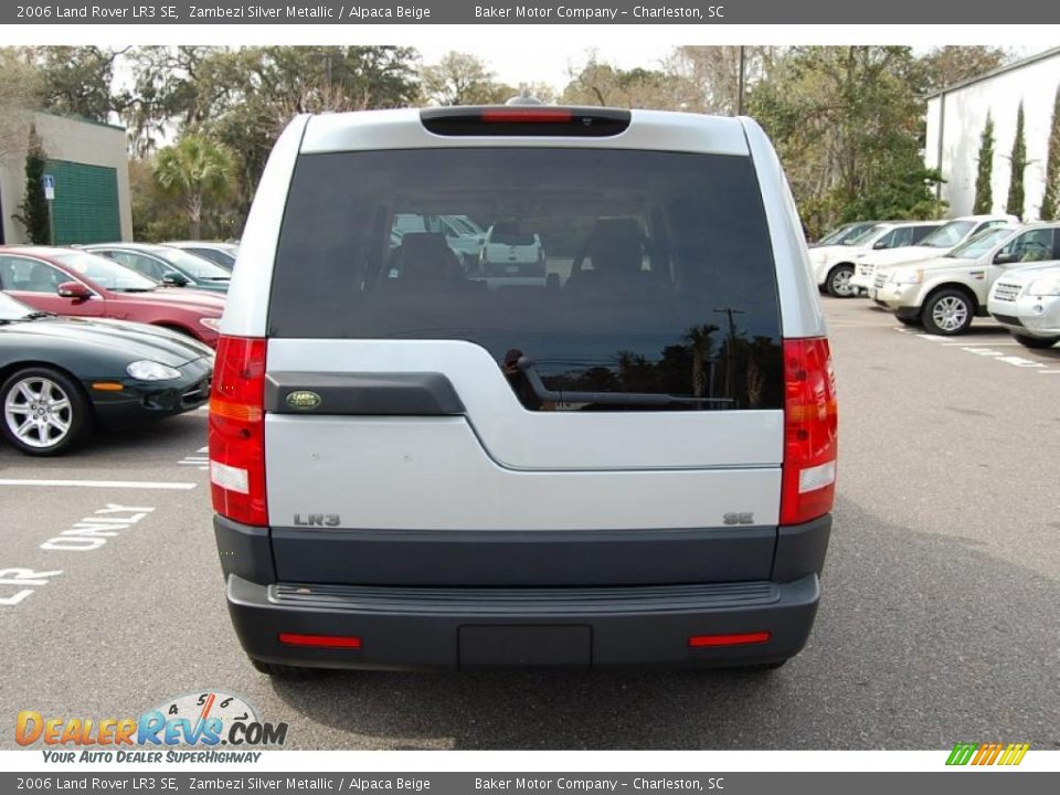 2006 Land Rover LR3 SE Zambezi Silver Metallic / Alpaca Beige Photo #17