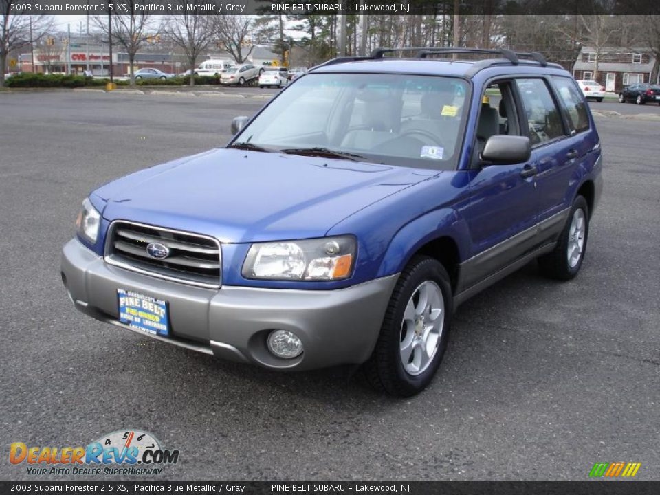 2003 Subaru Forester 2.5 XS Pacifica Blue Metallic / Gray Photo #1
