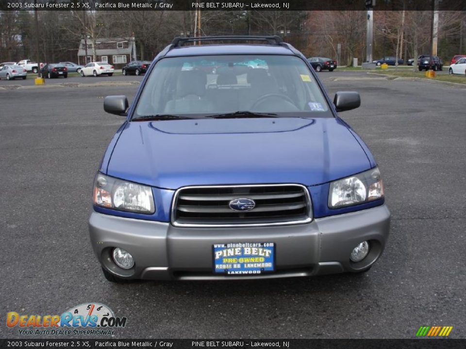 2003 Subaru Forester 2.5 XS Pacifica Blue Metallic / Gray Photo #2
