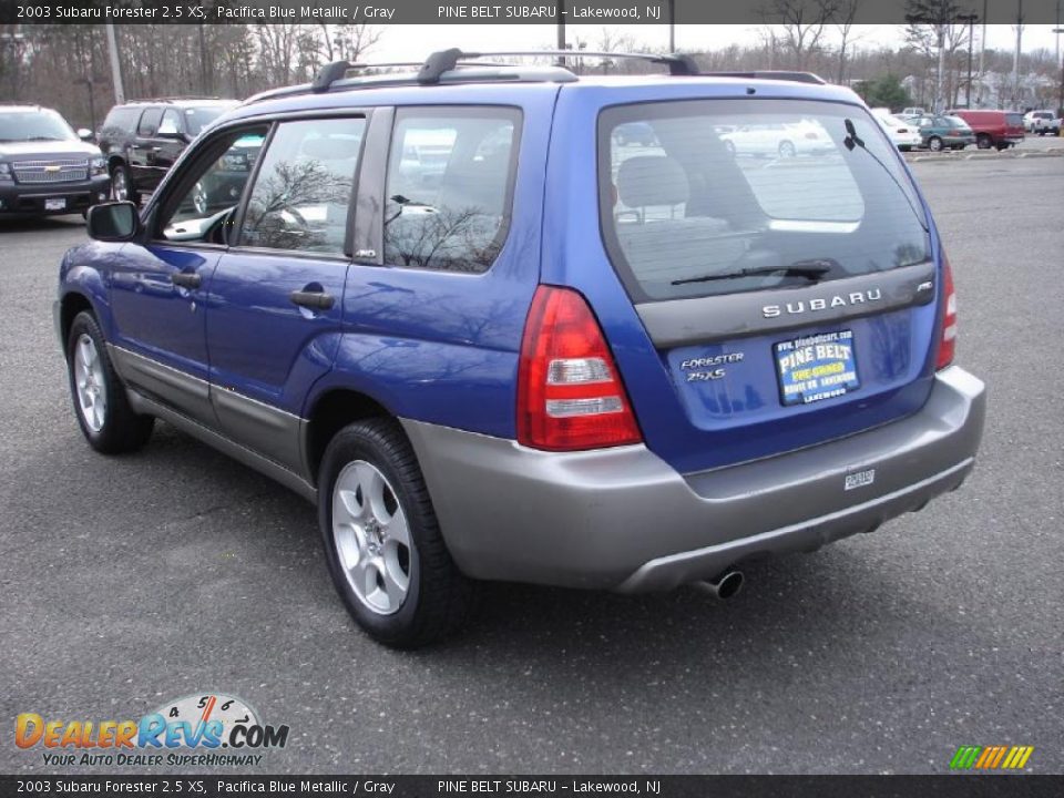 2003 Subaru Forester 2.5 XS Pacifica Blue Metallic / Gray Photo #6
