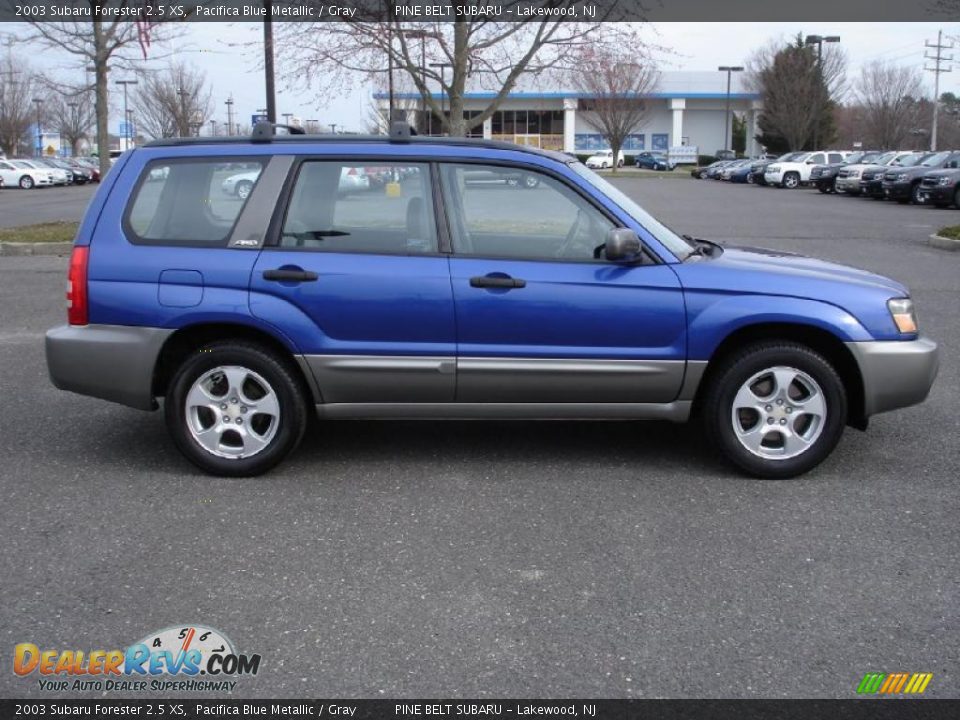 2003 Subaru Forester 2.5 XS Pacifica Blue Metallic / Gray Photo #7