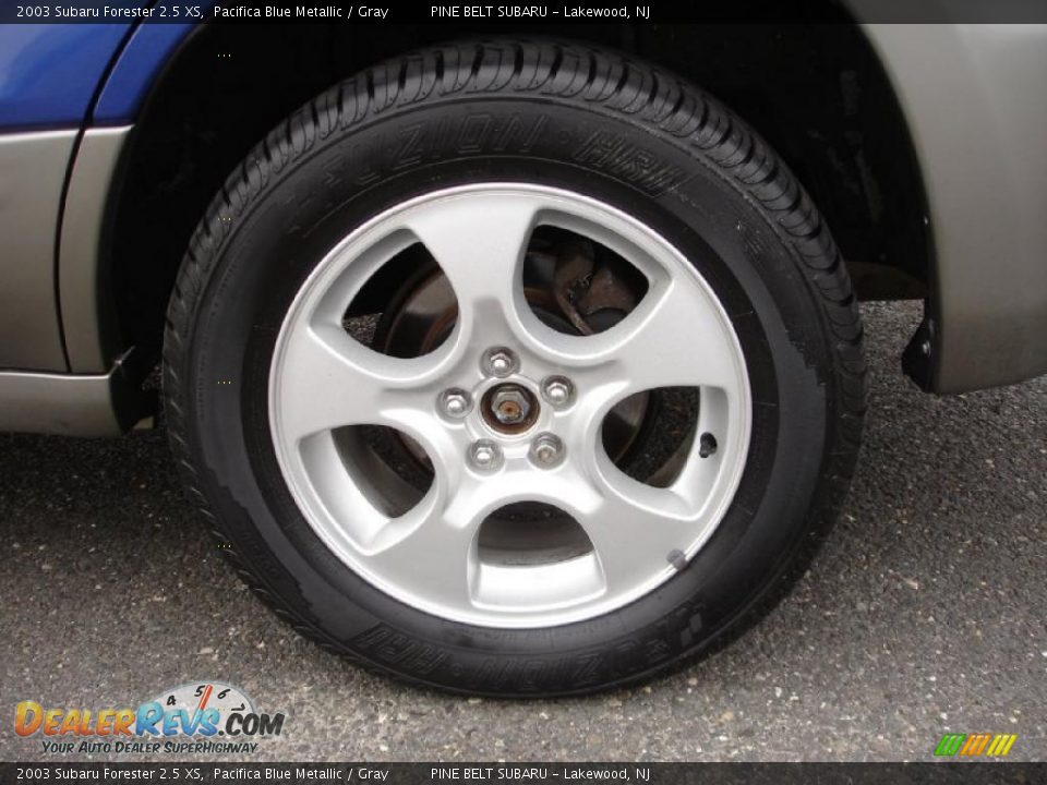 2003 Subaru Forester 2.5 XS Pacifica Blue Metallic / Gray Photo #8
