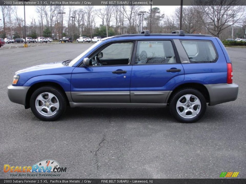 2003 Subaru Forester 2.5 XS Pacifica Blue Metallic / Gray Photo #9