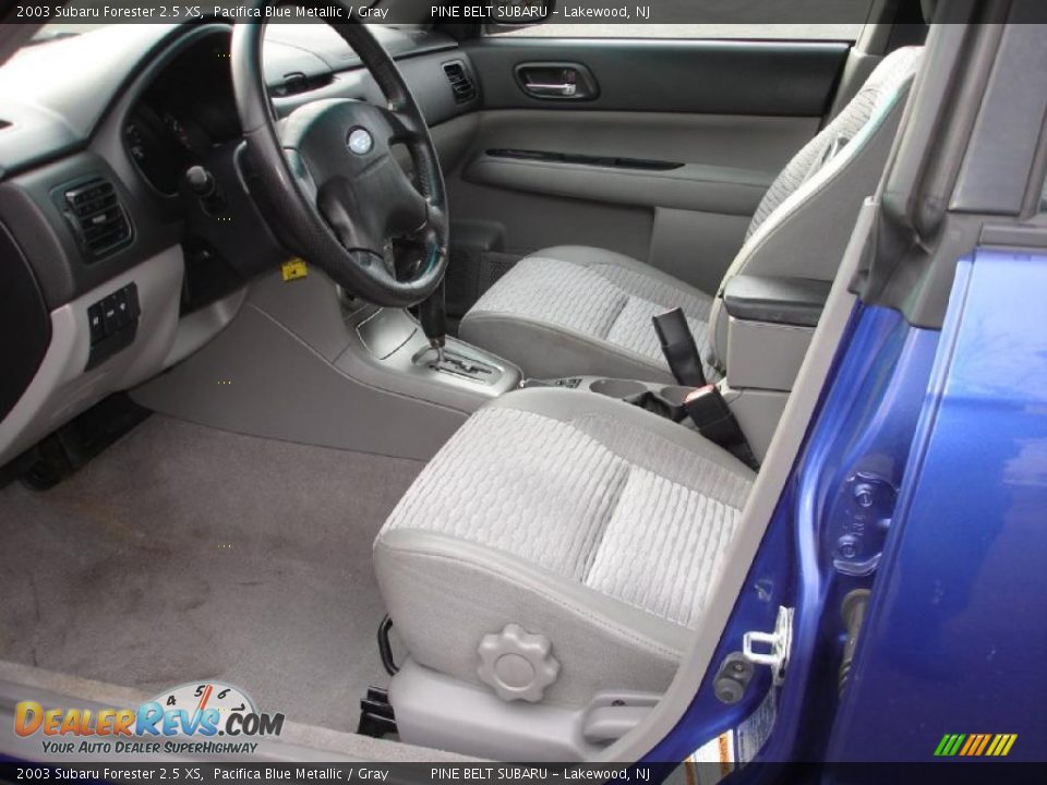 2003 Subaru Forester 2.5 XS Pacifica Blue Metallic / Gray Photo #10
