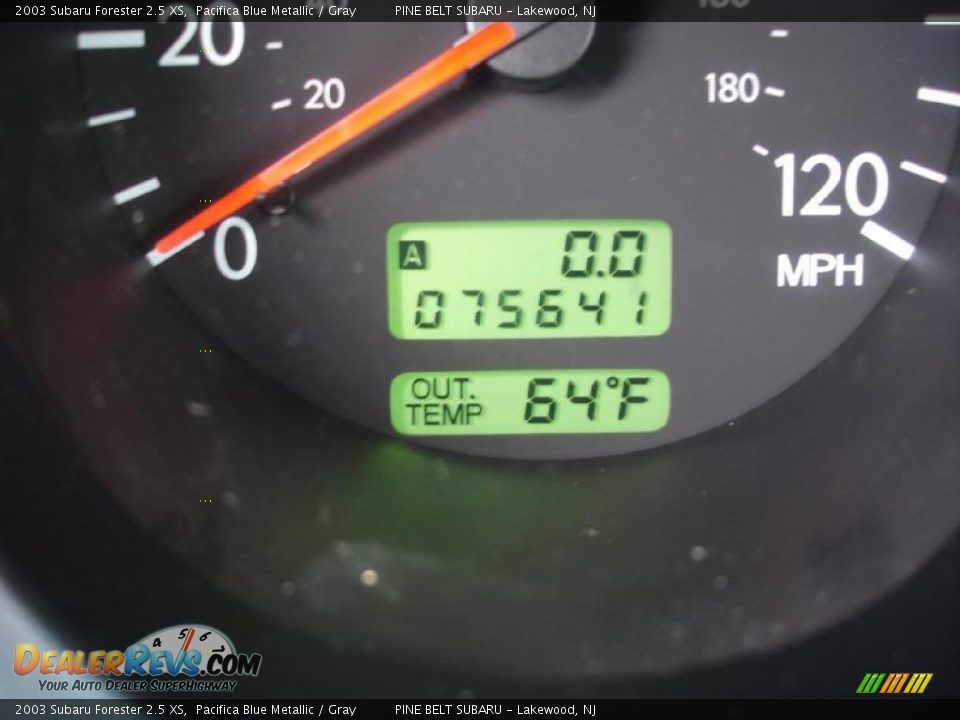 2003 Subaru Forester 2.5 XS Pacifica Blue Metallic / Gray Photo #14