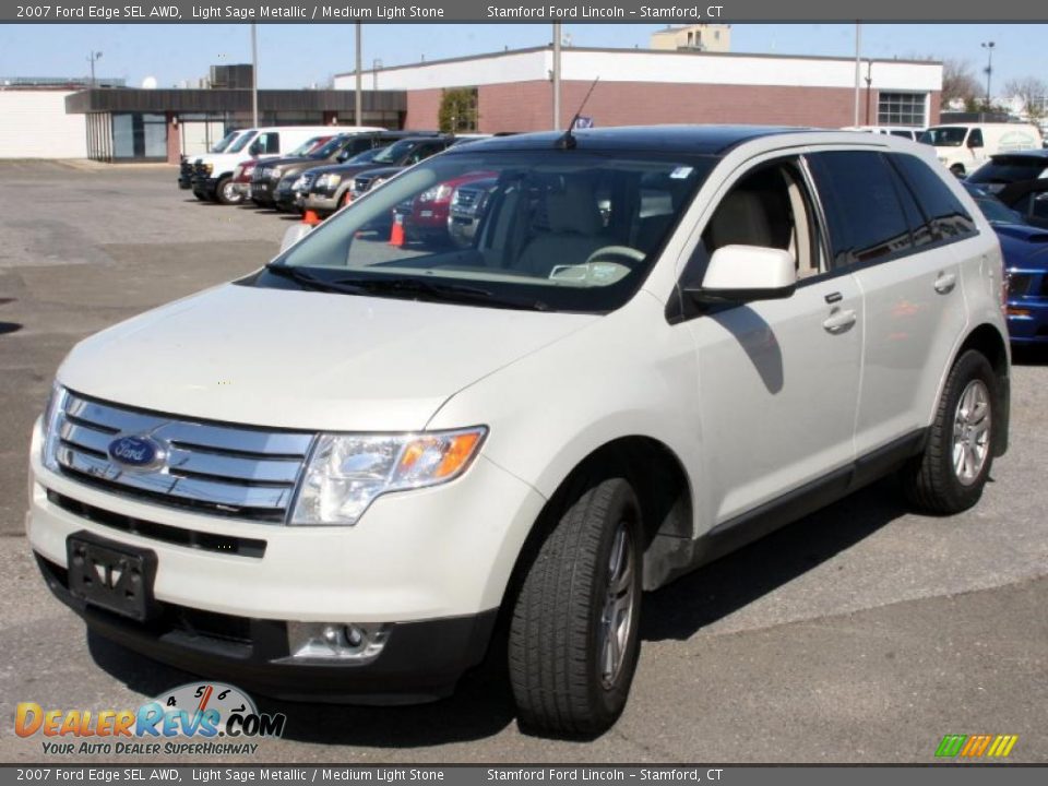 2007 Ford Edge SEL AWD Light Sage Metallic / Medium Light Stone Photo #1