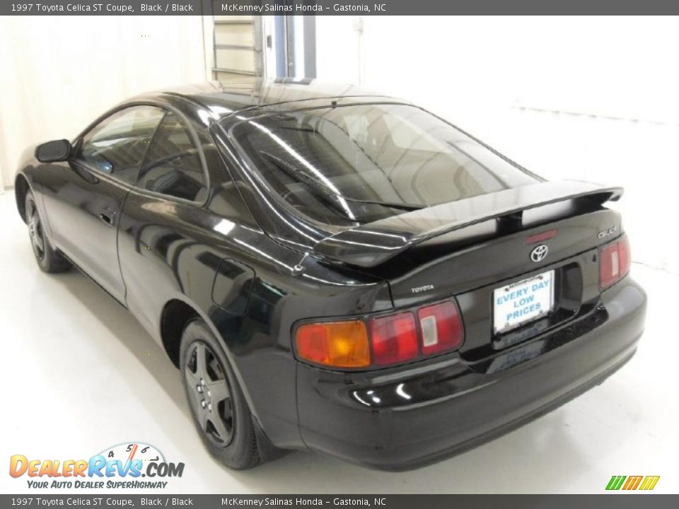 1997 Toyota Celica ST Coupe Black / Black Photo #2