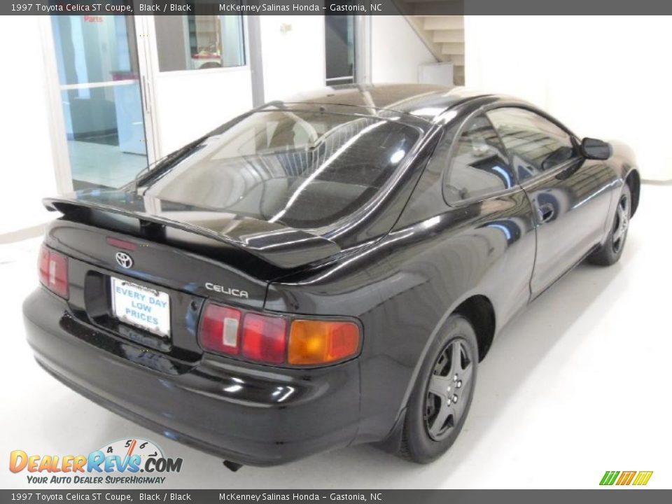 1997 Toyota Celica ST Coupe Black / Black Photo #4