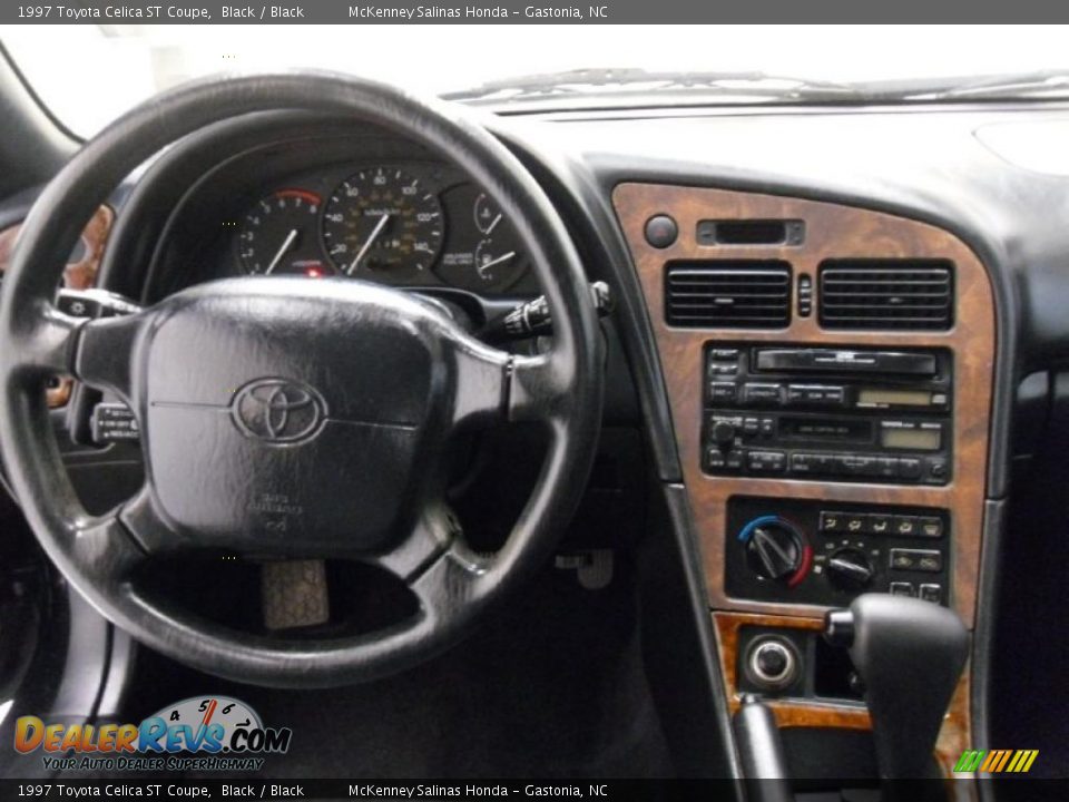 1997 Toyota Celica ST Coupe Black / Black Photo #14