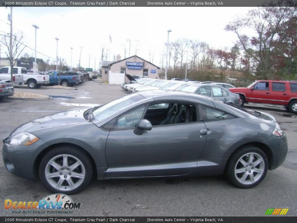 2006 Mitsubishi Eclipse GT Coupe Titanium Gray Pearl / Dark Charcoal Photo #2