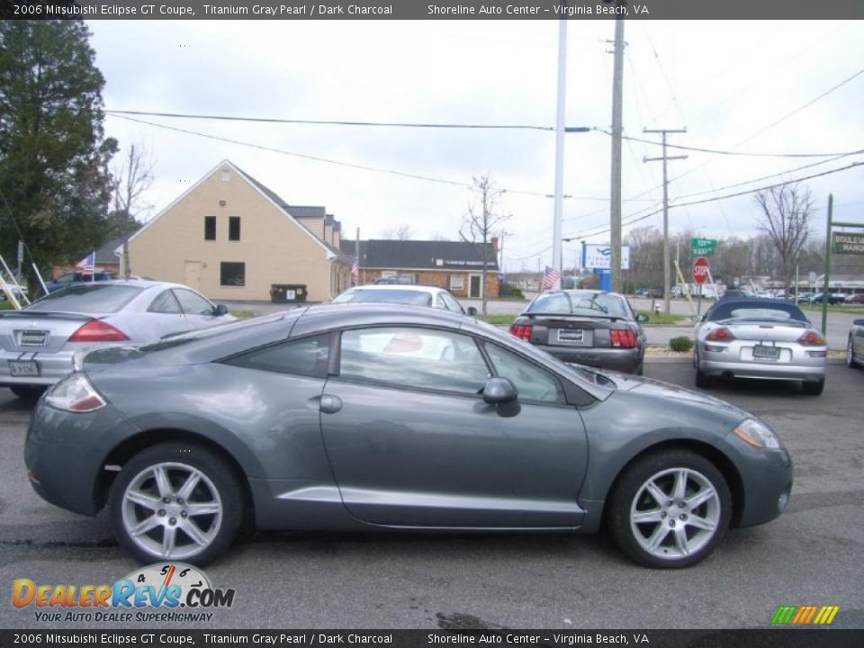 2006 Mitsubishi Eclipse GT Coupe Titanium Gray Pearl / Dark Charcoal Photo #6