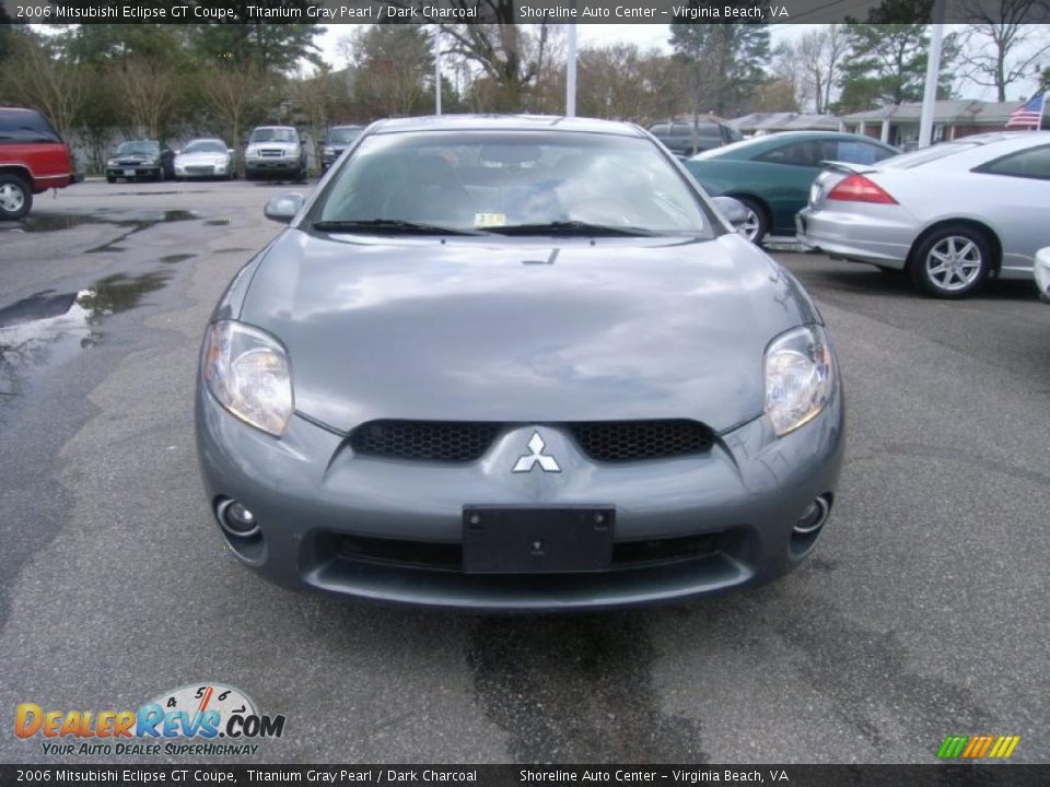 2006 Mitsubishi Eclipse GT Coupe Titanium Gray Pearl / Dark Charcoal Photo #8