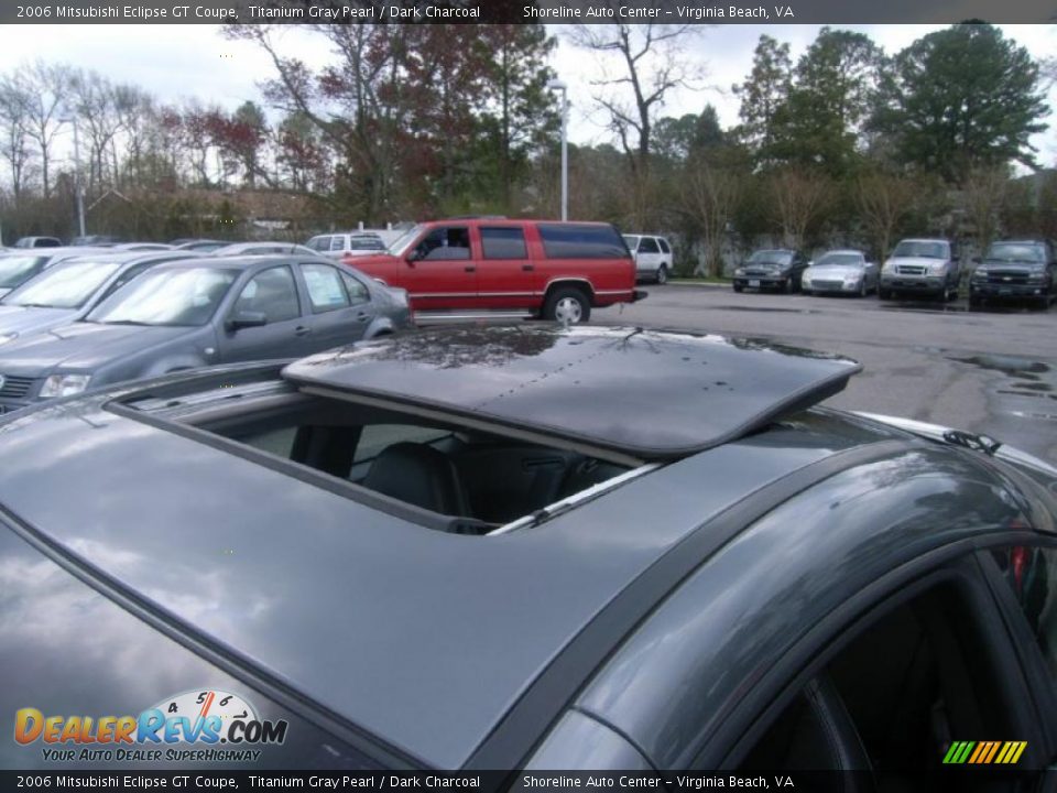 2006 Mitsubishi Eclipse GT Coupe Titanium Gray Pearl / Dark Charcoal Photo #9
