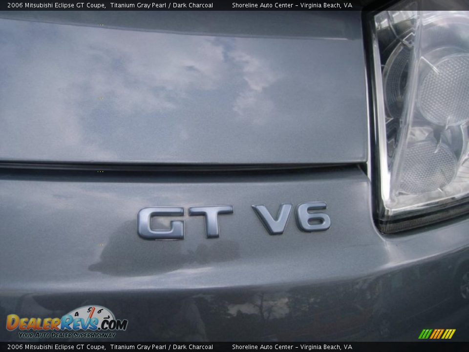 2006 Mitsubishi Eclipse GT Coupe Titanium Gray Pearl / Dark Charcoal Photo #10
