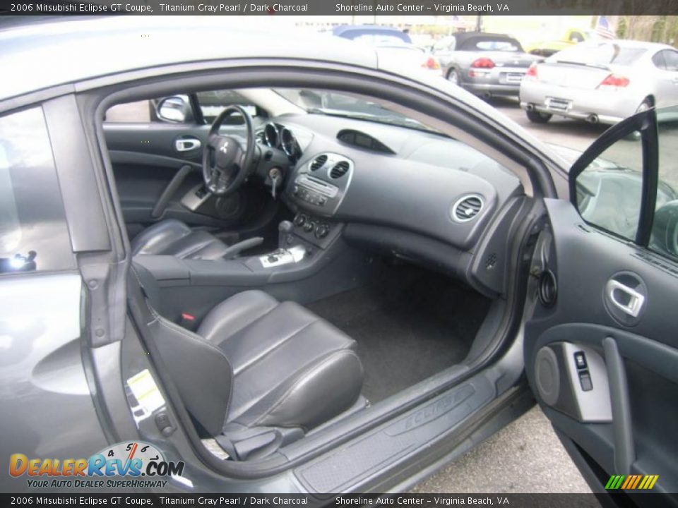 2006 Mitsubishi Eclipse GT Coupe Titanium Gray Pearl / Dark Charcoal Photo #14