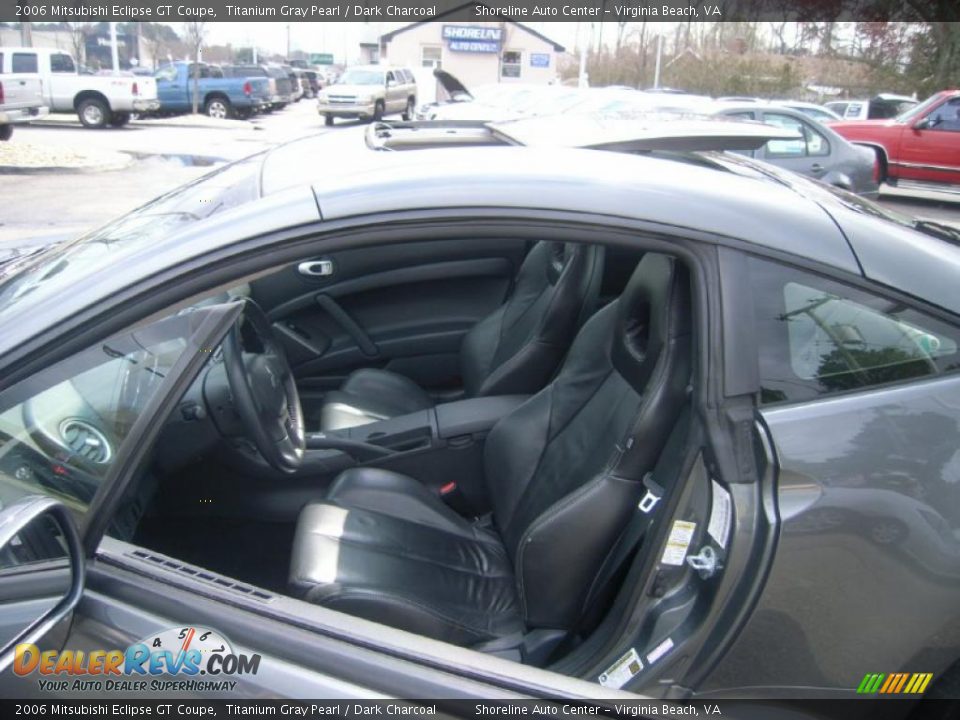 2006 Mitsubishi Eclipse GT Coupe Titanium Gray Pearl / Dark Charcoal Photo #15
