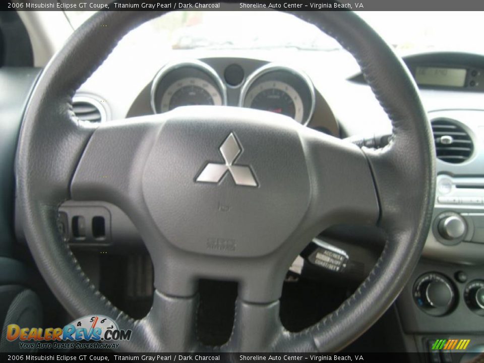 2006 Mitsubishi Eclipse GT Coupe Titanium Gray Pearl / Dark Charcoal Photo #18