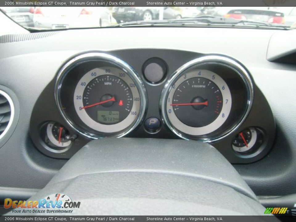 2006 Mitsubishi Eclipse GT Coupe Titanium Gray Pearl / Dark Charcoal Photo #19
