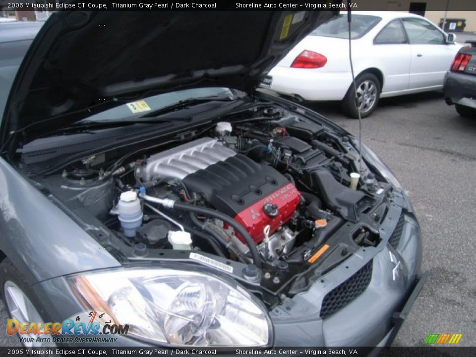 2006 Mitsubishi Eclipse GT Coupe Titanium Gray Pearl / Dark Charcoal Photo #20