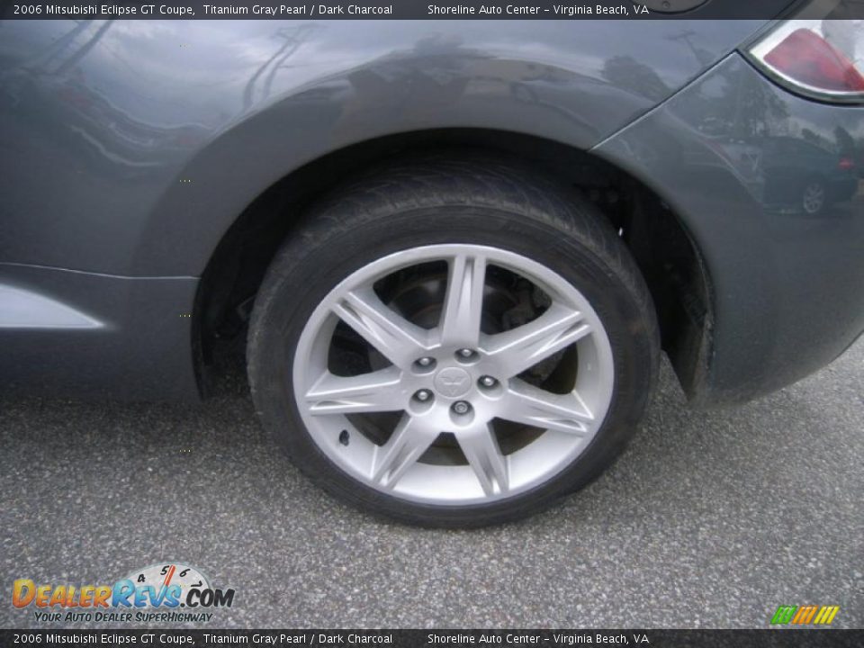 2006 Mitsubishi Eclipse GT Coupe Titanium Gray Pearl / Dark Charcoal Photo #23