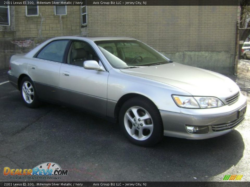 2001 Lexus ES 300 Millenium Silver Metallic / Ivory Photo #3