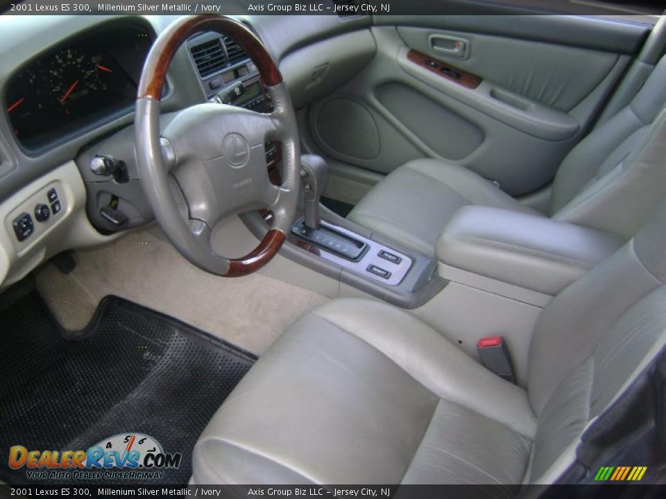 2001 Lexus ES 300 Millenium Silver Metallic / Ivory Photo #5