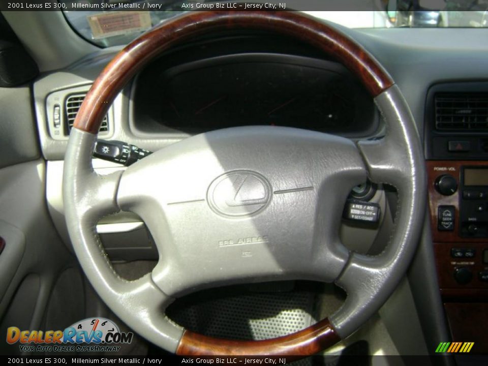 2001 Lexus ES 300 Millenium Silver Metallic / Ivory Photo #13