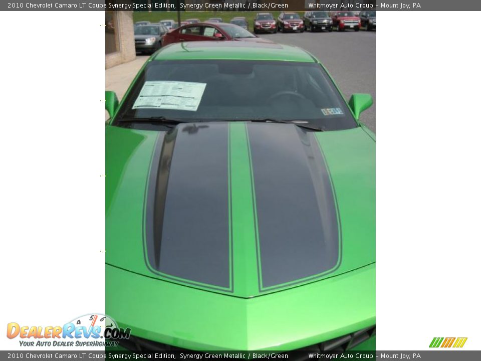 2010 Chevrolet Camaro LT Coupe Synergy Special Edition Synergy Green Metallic / Black/Green Photo #15