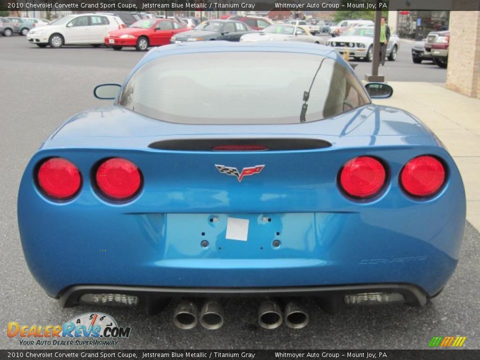 2010 Chevrolet Corvette Grand Sport Coupe Jetstream Blue Metallic / Titanium Gray Photo #11