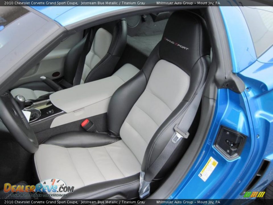 2010 Chevrolet Corvette Grand Sport Coupe Jetstream Blue Metallic / Titanium Gray Photo #12