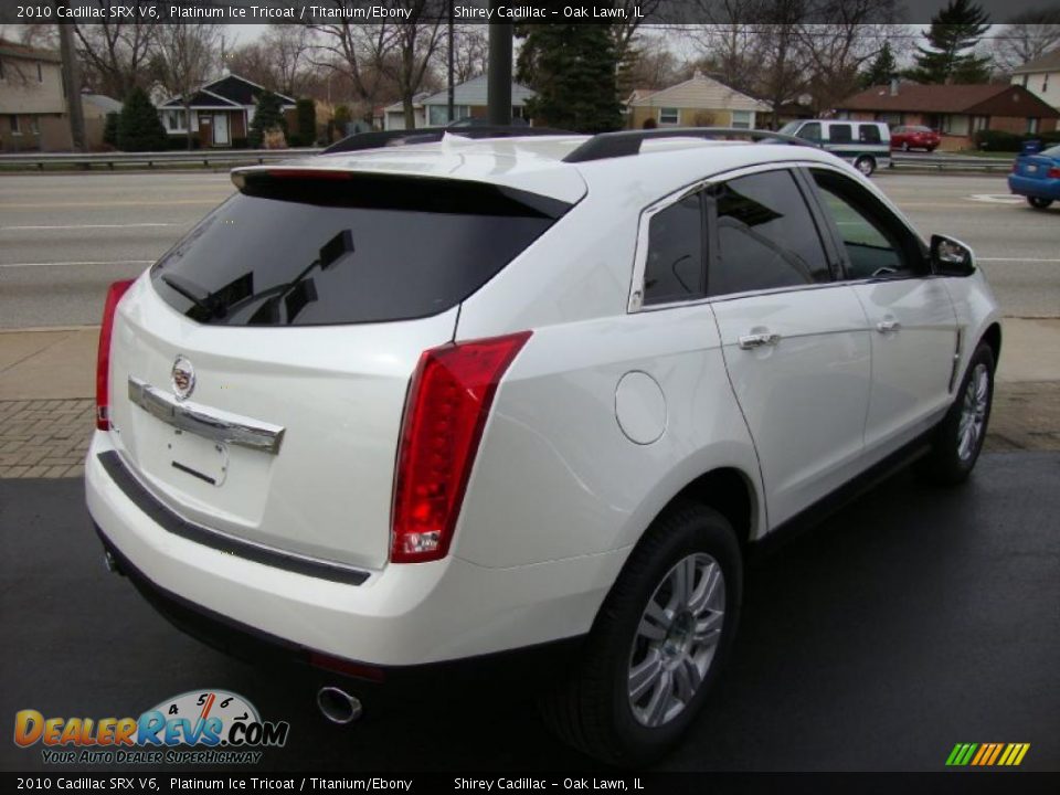 2010 Cadillac SRX V6 Platinum Ice Tricoat / Titanium/Ebony Photo #4