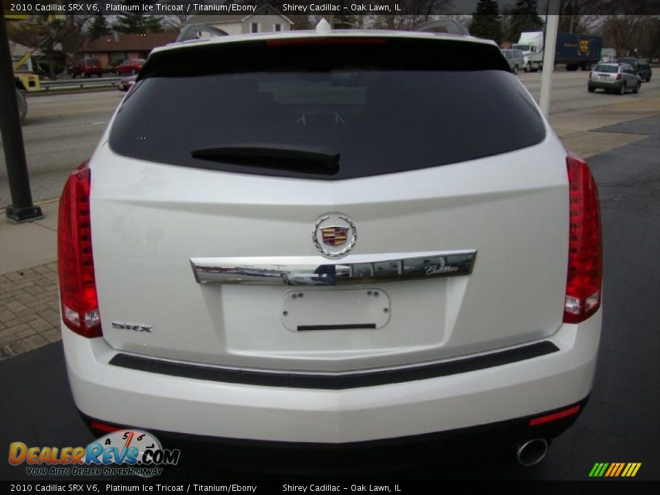 2010 Cadillac SRX V6 Platinum Ice Tricoat / Titanium/Ebony Photo #5