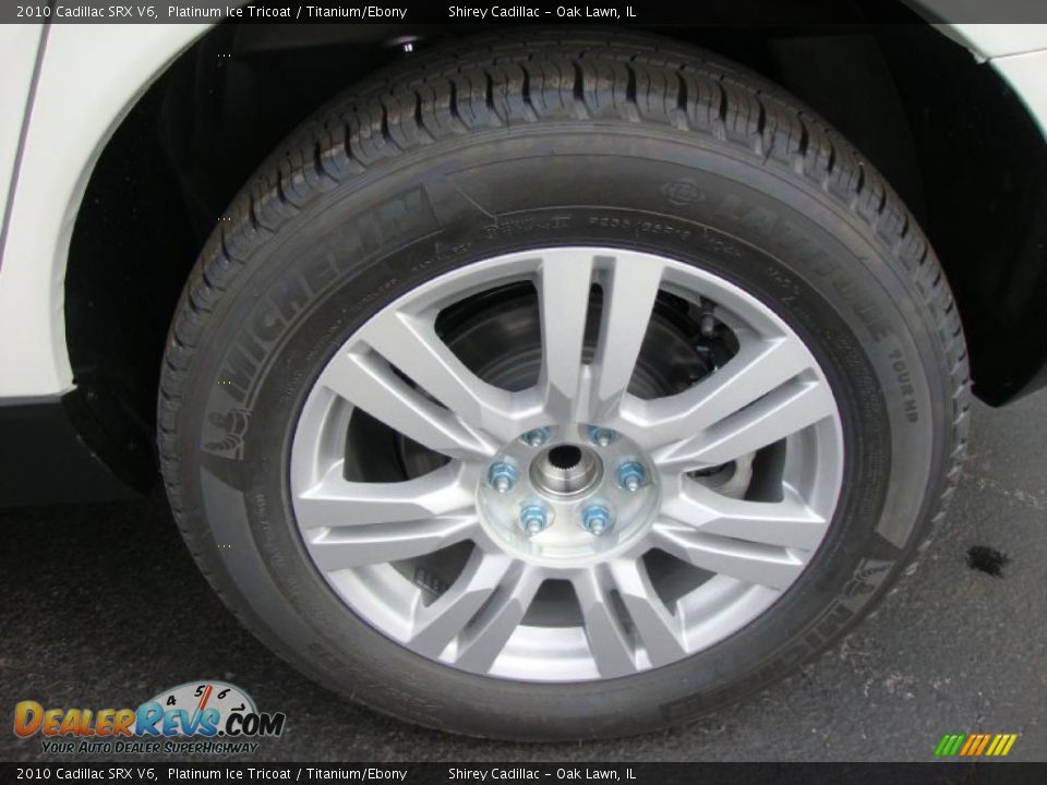 2010 Cadillac SRX V6 Platinum Ice Tricoat / Titanium/Ebony Photo #8