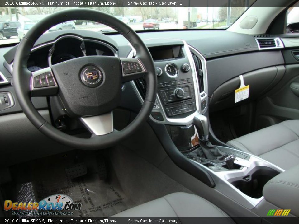 2010 Cadillac SRX V6 Platinum Ice Tricoat / Titanium/Ebony Photo #11
