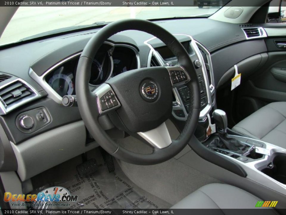 2010 Cadillac SRX V6 Platinum Ice Tricoat / Titanium/Ebony Photo #12