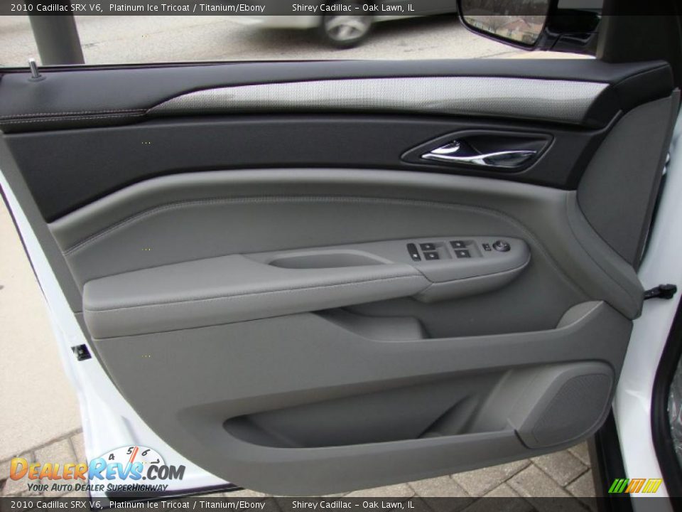 2010 Cadillac SRX V6 Platinum Ice Tricoat / Titanium/Ebony Photo #15