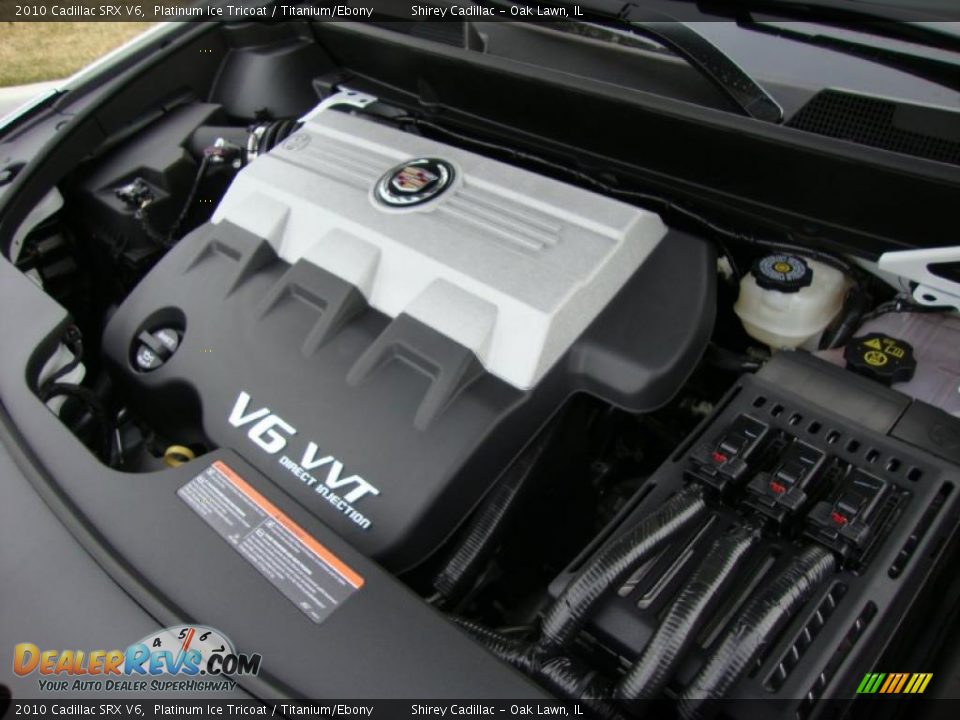 2010 Cadillac SRX V6 Platinum Ice Tricoat / Titanium/Ebony Photo #16