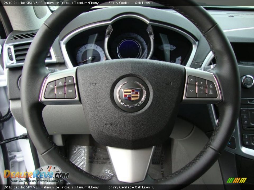 2010 Cadillac SRX V6 Platinum Ice Tricoat / Titanium/Ebony Photo #17