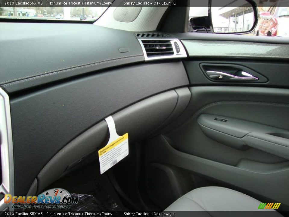 2010 Cadillac SRX V6 Platinum Ice Tricoat / Titanium/Ebony Photo #19