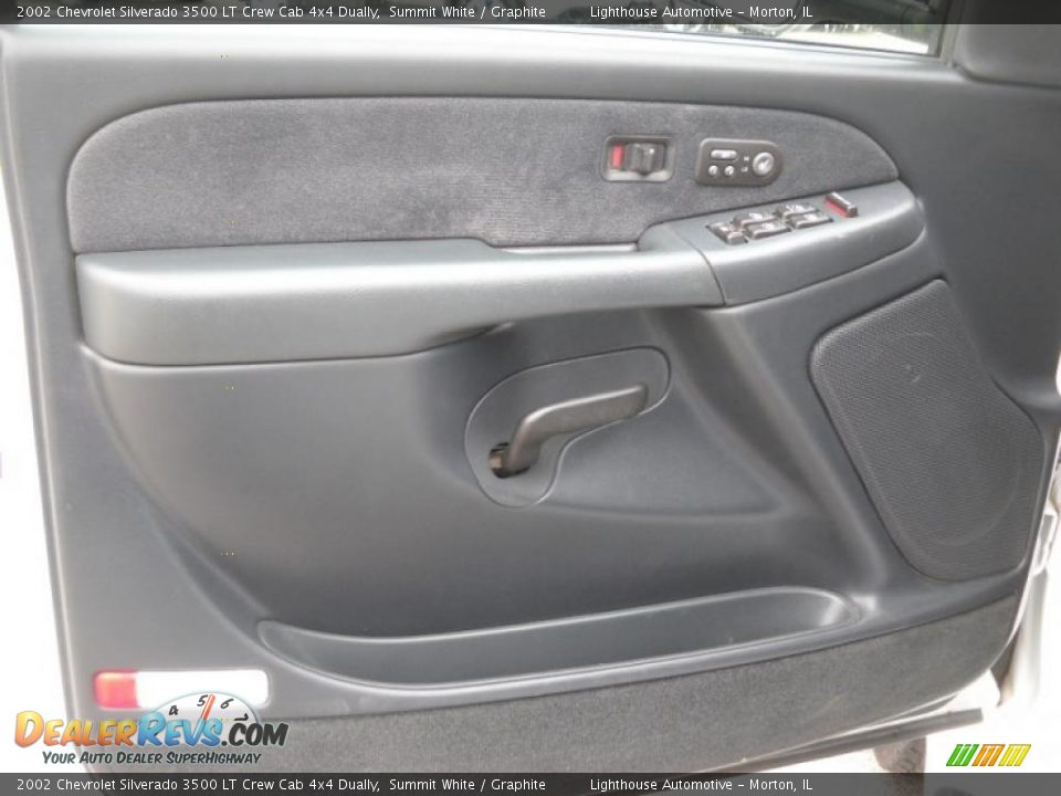 2002 Chevrolet Silverado 3500 LT Crew Cab 4x4 Dually Summit White / Graphite Photo #12