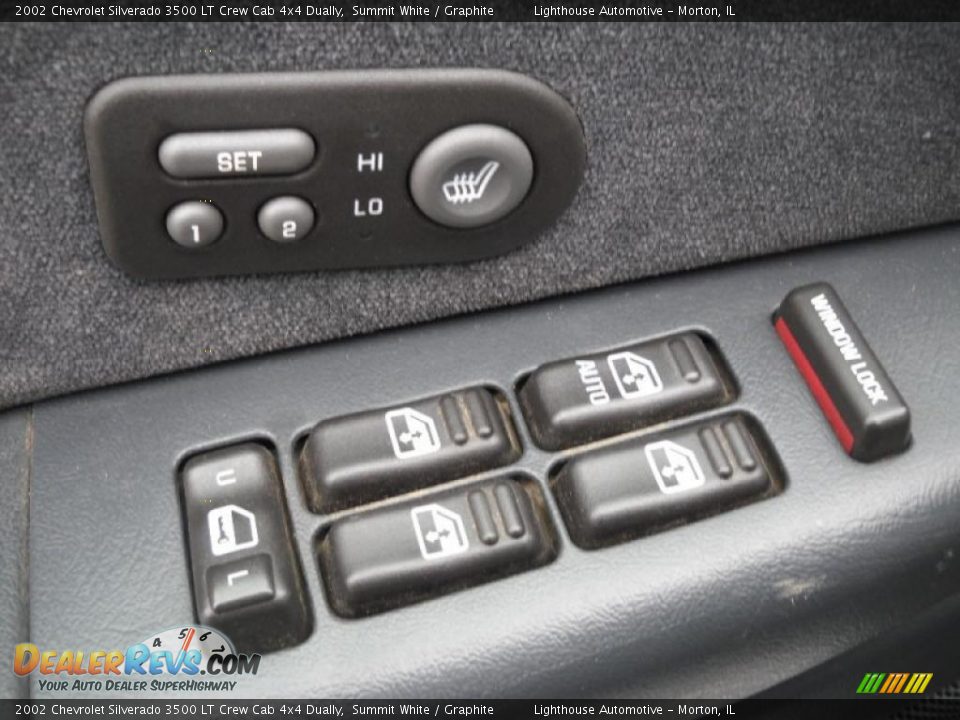 2002 Chevrolet Silverado 3500 LT Crew Cab 4x4 Dually Summit White / Graphite Photo #13
