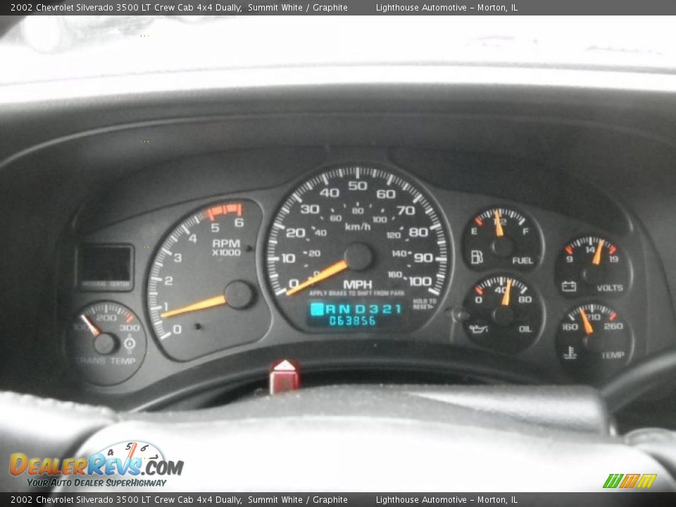 2002 Chevrolet Silverado 3500 LT Crew Cab 4x4 Dually Summit White / Graphite Photo #15